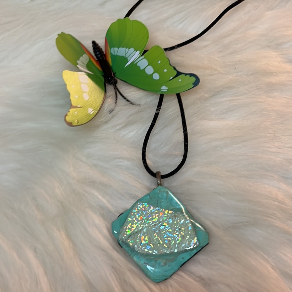 One of a Kind Handmade Unique Boho Necklace - Picture 13 of 16